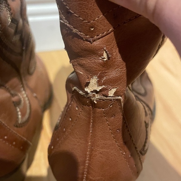 Mia leather cowboy booties - Picture 11 of 11